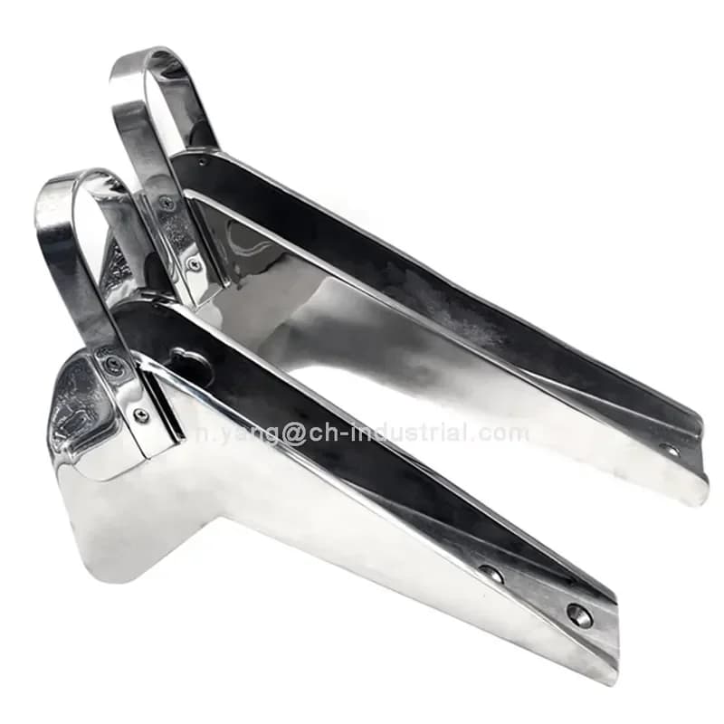 Anchor Chain Clock for Boat Accessories Marine Deck Hardware SS316 Anchor Bracket Heavy Duty Stainless Steel Anchor Bow