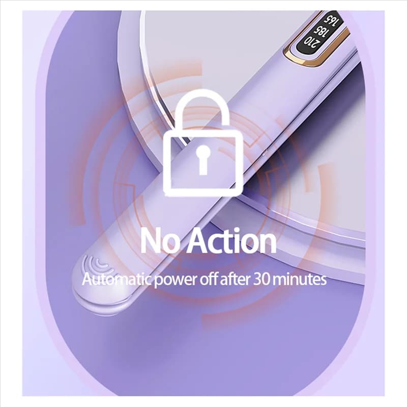 A65T-2 in 1 woman curly hair plate, negative tool for hair care, hair plate that do not damage hair (EU)