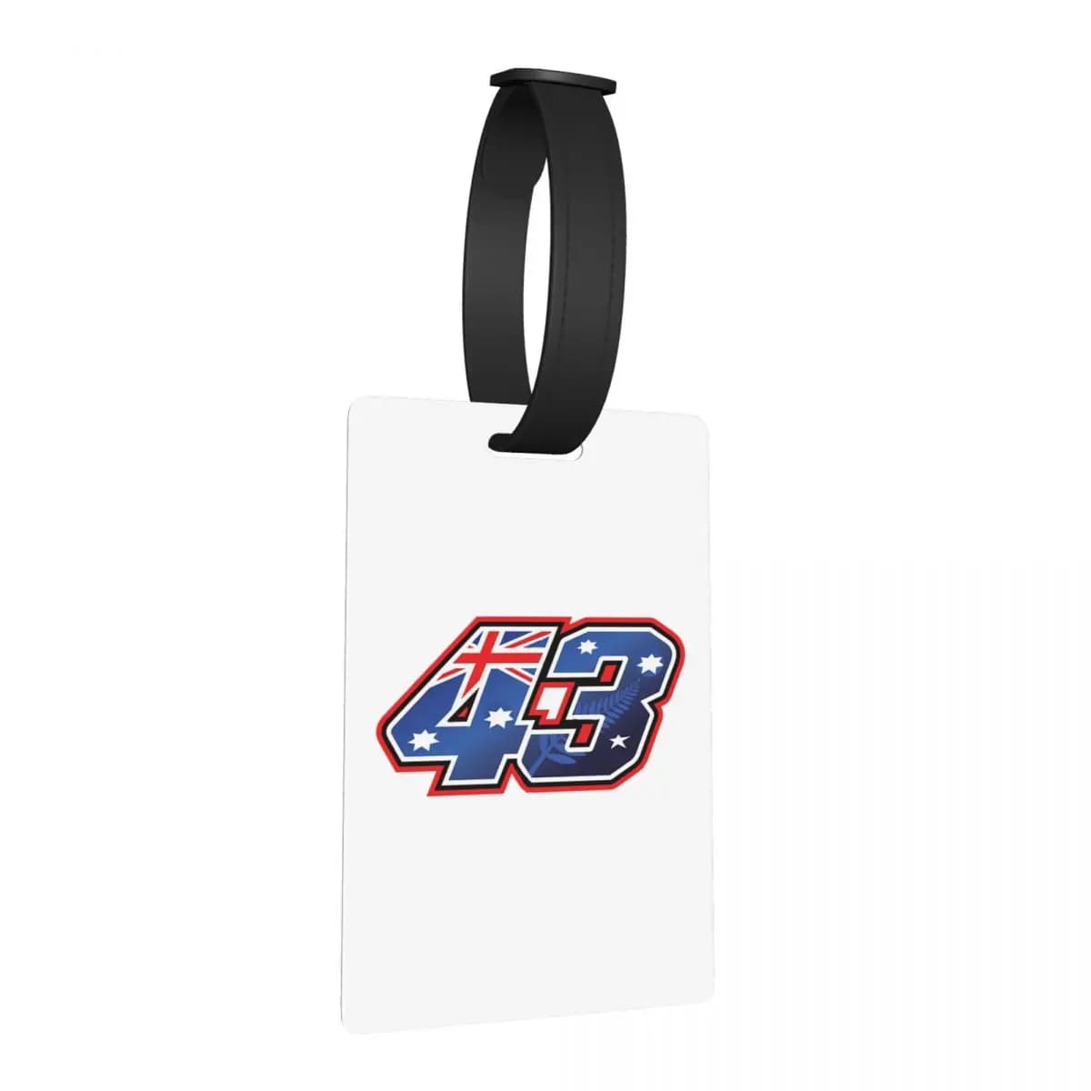 Jack Miller Numero 43 Australia Etichette per bagagli Accessori per valigie Etichetta per bagaglio da viaggio Porta etichetta ID Nome Indirizzo