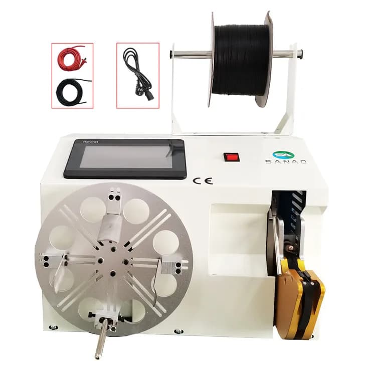 Macchina Automatica per Avvolgimento Cavi Elettrici a Forma di 8 e O, Macchina per Torcere e Legare Cavi