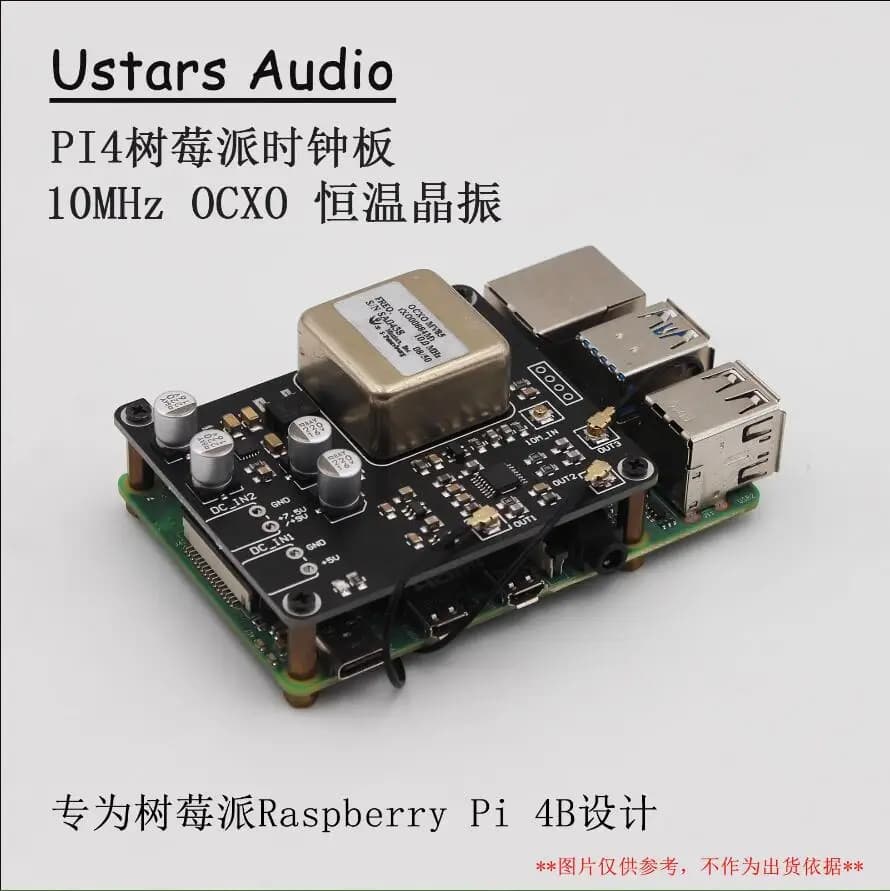 Oscillatore a Cristallo a Temperatura Costante OCXO per Raspberry Pi 4B - Scheda Speciale Modificata per Aggiornamento