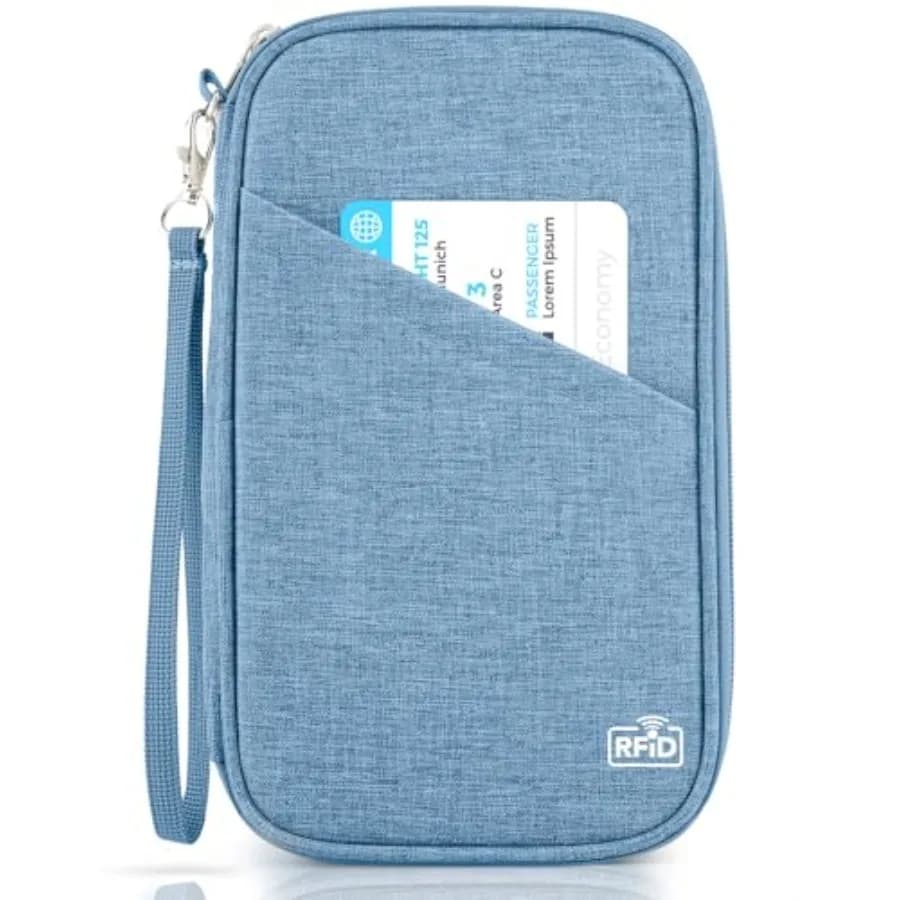 Passport Holder Family, Women Rfid Blocking Passport Wallet, Travel Essentials Premium Wallets, Waterproof Passport Holders Bag