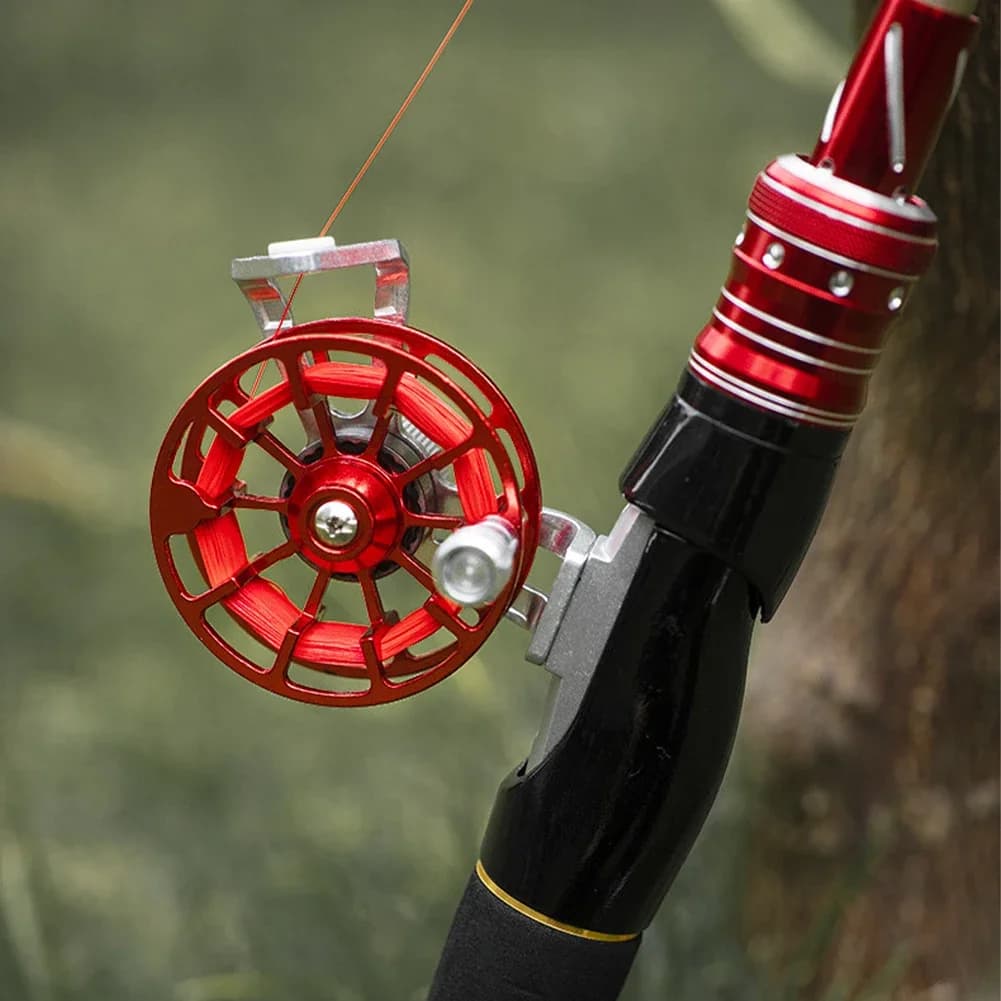 Mulinello da pesca in metallo Mini mulinello privato mulinello da pesca ultraleggero portatile accessori per attrezzatura da pesca invernale all'aperto