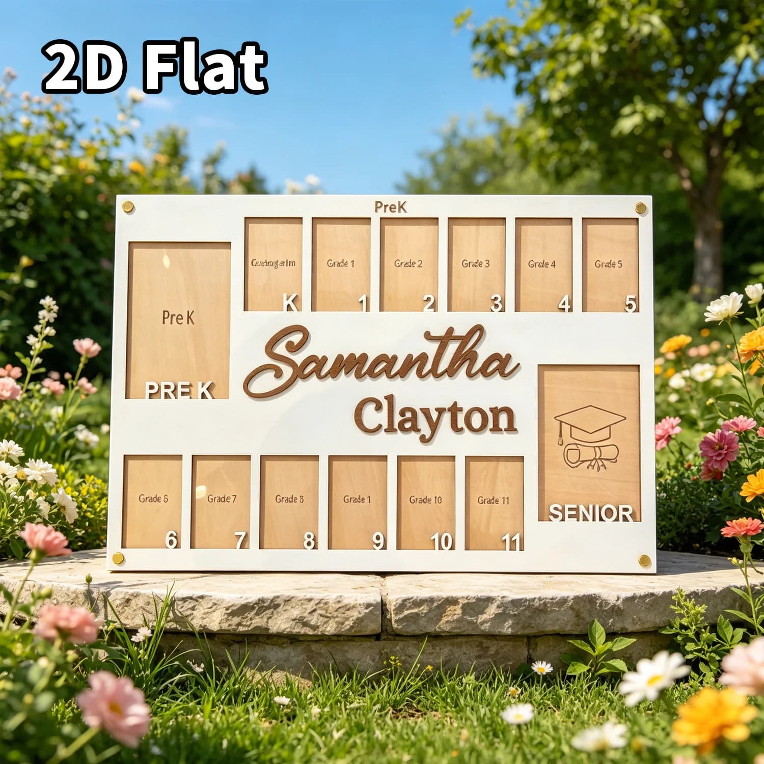 Nordic Custom Photo Board Wooden Name Sign,Party Decor,Home Decor,Plaques,Photo Props,DIY Paintable,Valentines,graduation gift