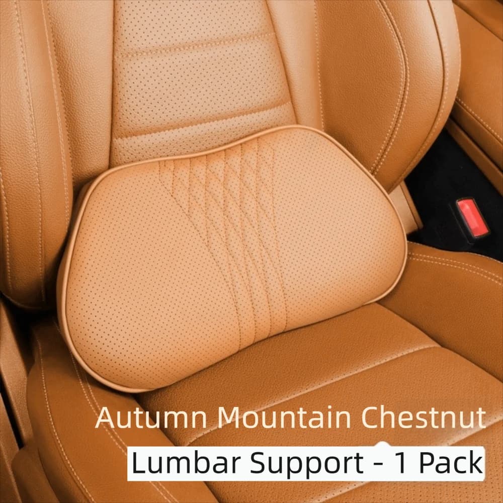 Luxury Foam Car Headrest Adjustable Breathable Car Neck Pillow Ultra-Soft Comfortable Car Lumbar Cushion Universal