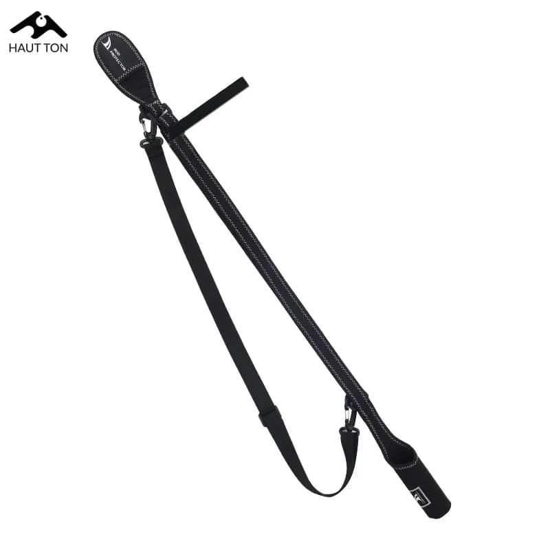 HAUT TON Supporto per canna da pesca regolabile in velcro Cinghia resistente all'usura Canna protetta Cerchiatura Avvolgente Top addensato Attrezzatura da esterno