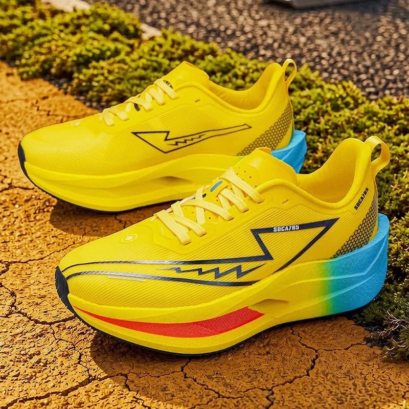 Men Marathon Running Shoes Sports Carbon Board Breathable Lightweight Comfortable Women Athletic Casual Sneakers Outdoor Trail
