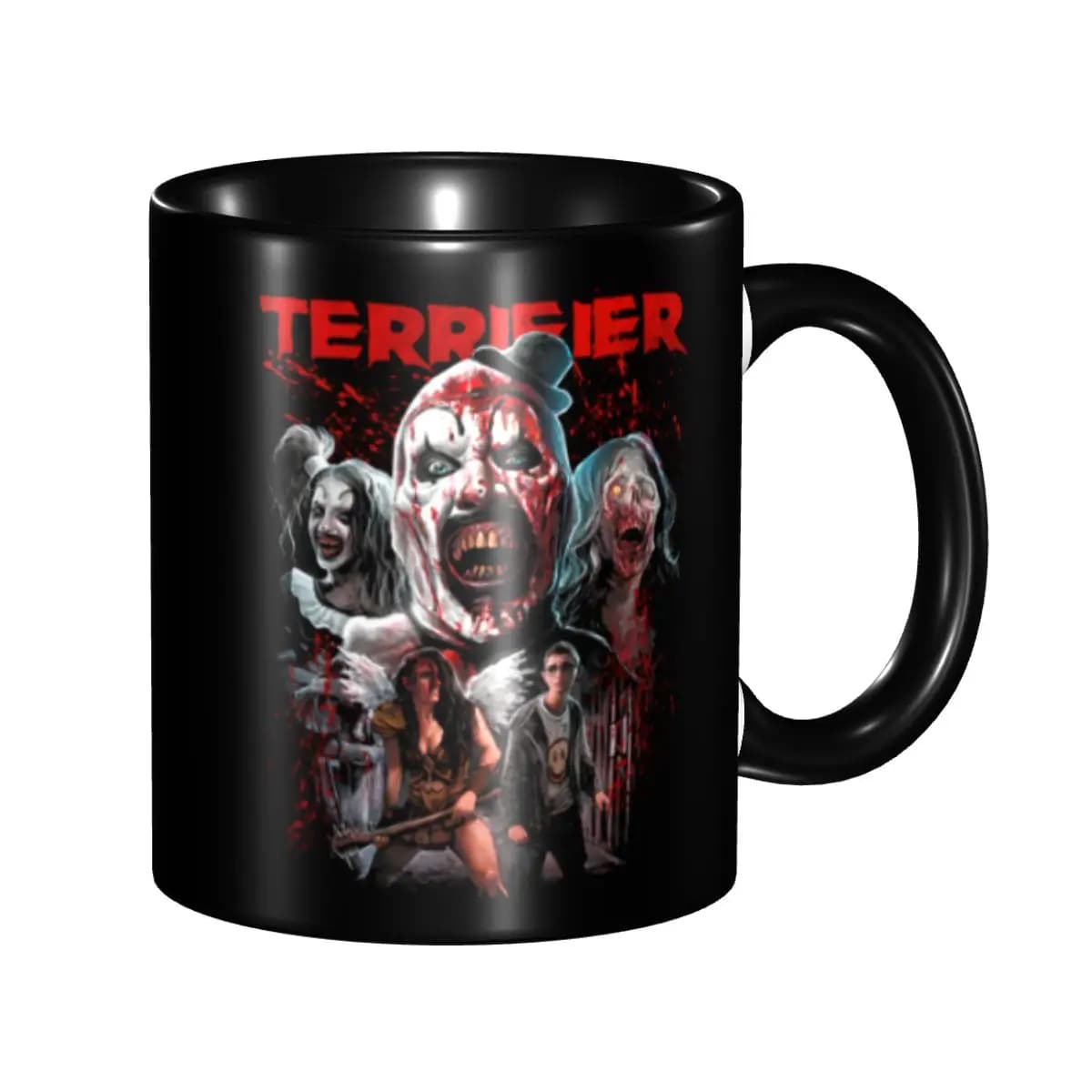 Tazza in ceramica personalizzata Halloween Terrifiers, regalo creativo