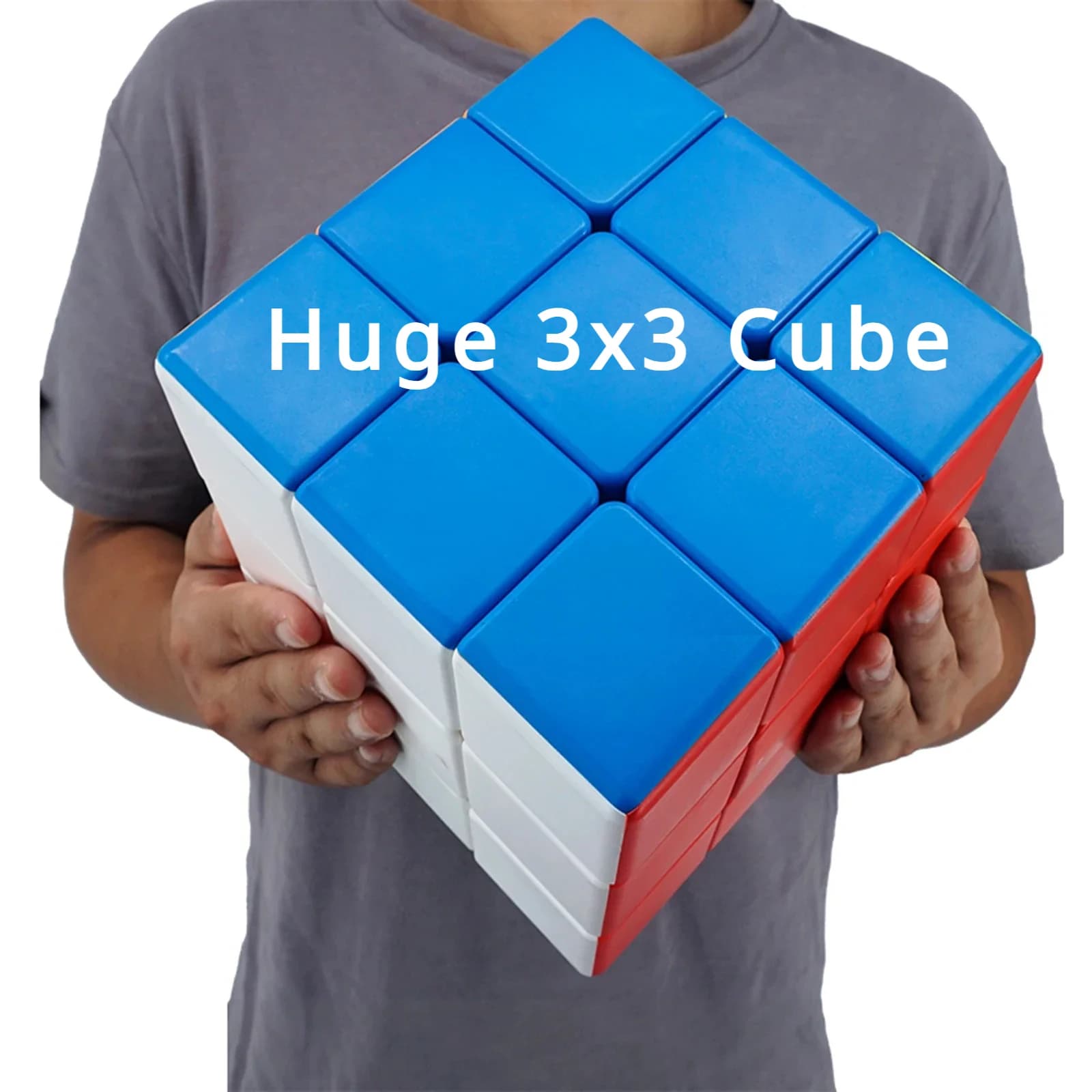 Cubo enorme da 18,8 cm Cubo 3x3 Cubi magici super grandi 3x3 Cubi magici 3x3x3 Cubo di velocità professionaleGiocattolo per bambini Regalo 14 + y Puzzle