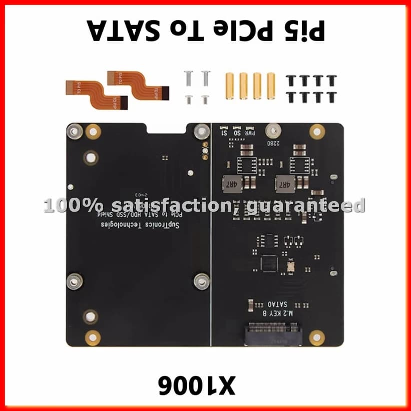 X1006 PCIe 2.5 Inch SSD/HDD + Shield SSD M.2 2280 for 5 (does not support SSD startup) - ABAM