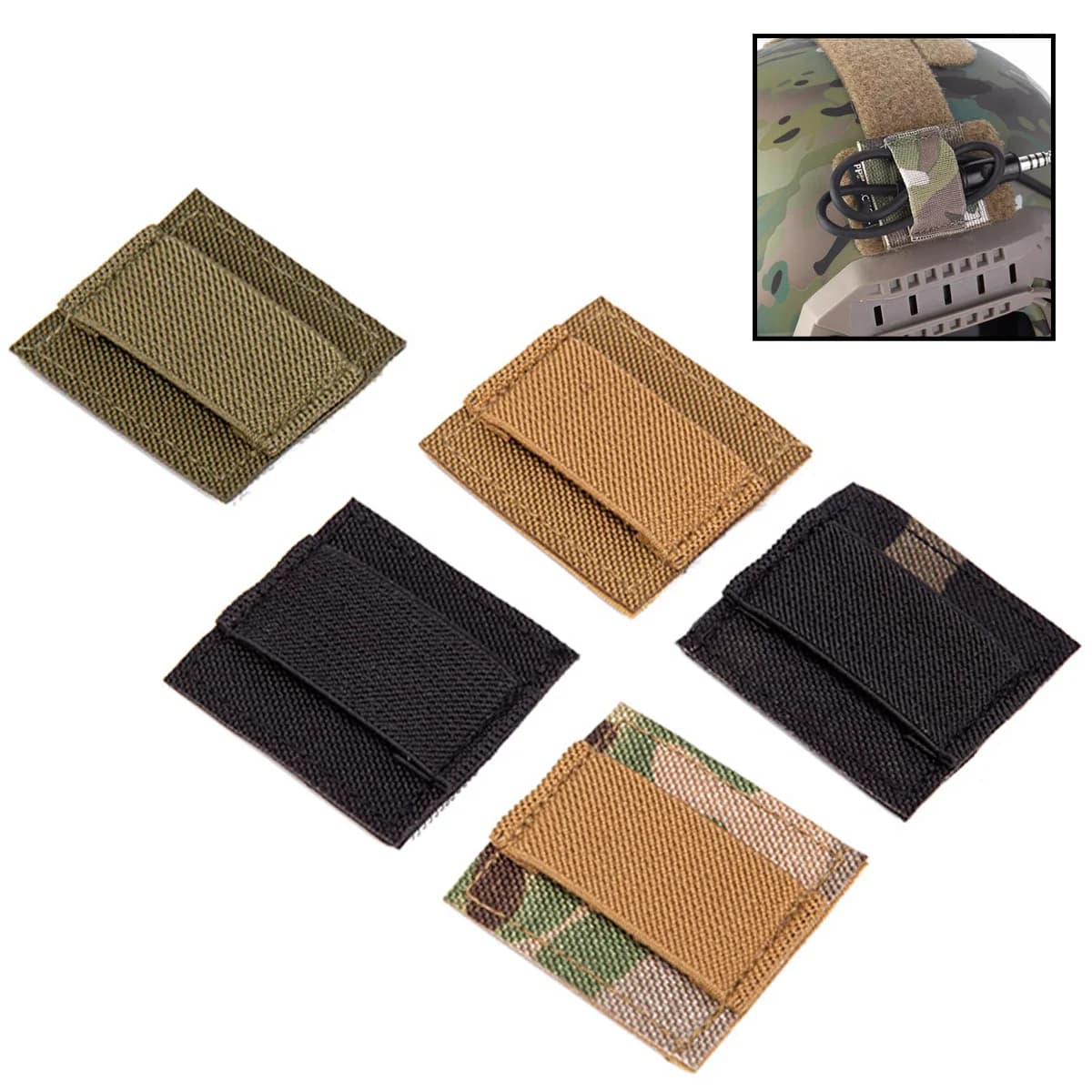 OPHIDIAN casco auricolare attrezzatura cablaggio nastro adesivo walkie talkie nastro per imbracatura nastro per imbracatura per casco esterno bastone in tessuto di nylon