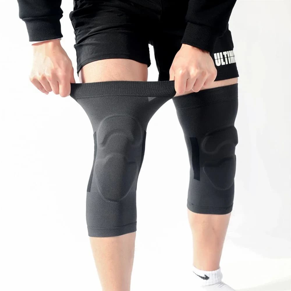1 paio di ginocchiere sportive rinforzate, ginocchiere per pallavolo, sport estremi, supporto per danza, protezione elastica anticollisione per ginocchia