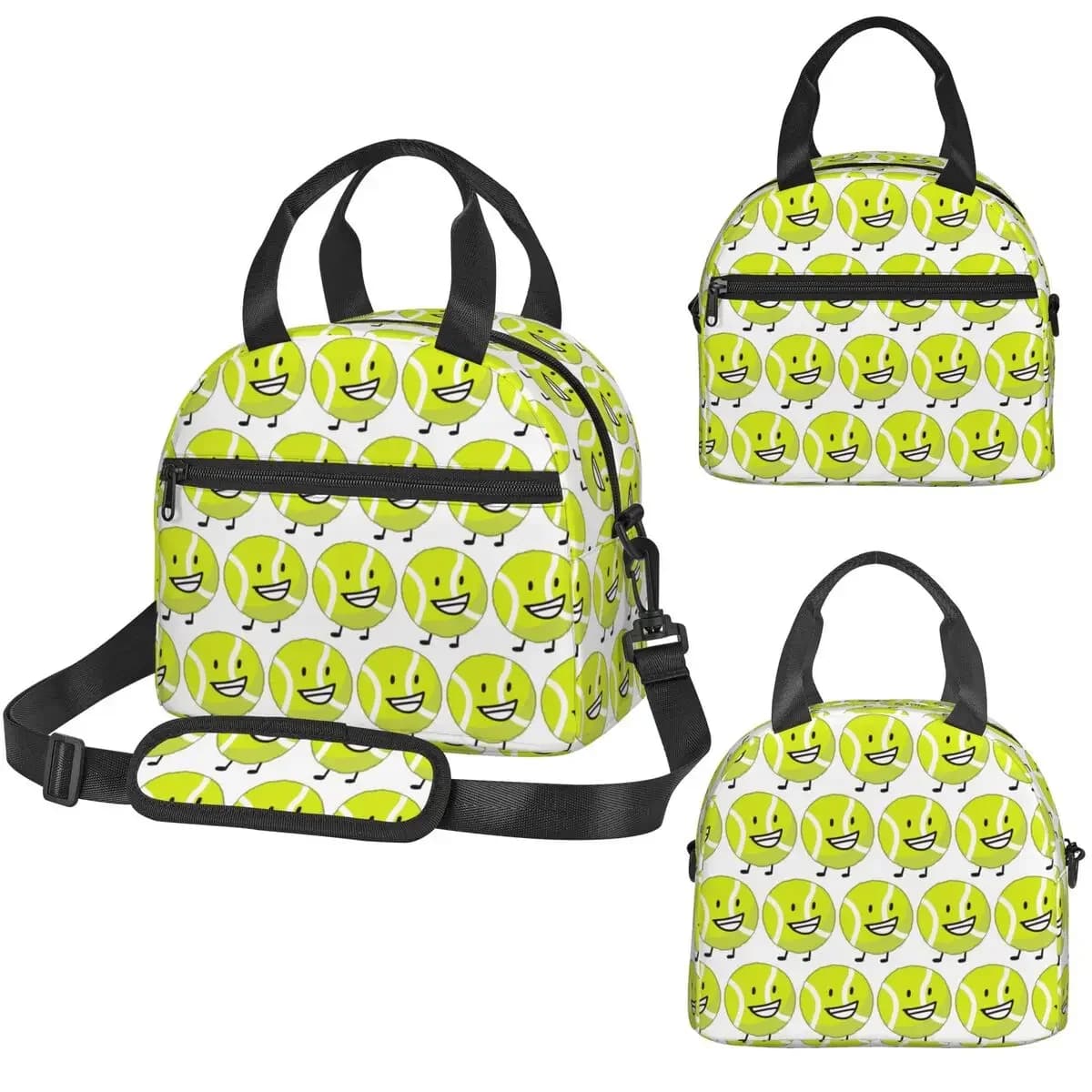 Borsa termica per il pranzo Bfb Tennis Ball per donne e bambini, scatole portatili per alimenti, borsa termica per il pranzo
