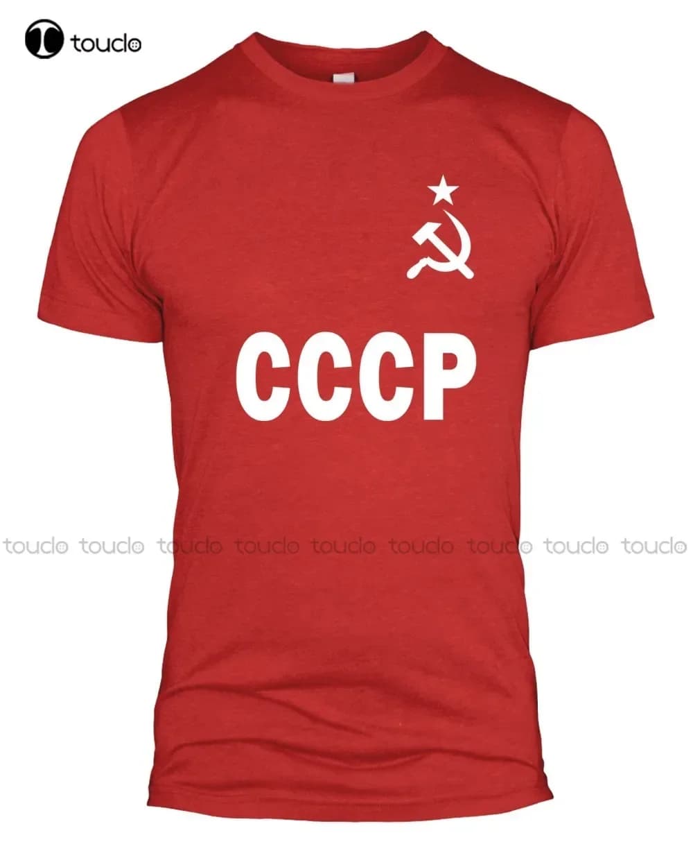 New Brand Cheap Sale 100 % Cotton Cccp Soviet Union Retro Footballer T Shirt Men Women Kid Funny Shirts Xs-5Xl Unisex