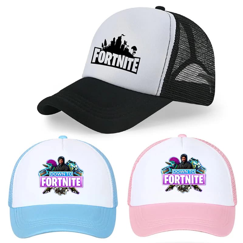 Cappellino da Baseball Regolabile Fortnite per Uomo e Donna, Cappello Estivo Genitore-Figlio, Cappello da Sole per Adolescenti, Cappello Sportivo da Esterno, Regalo