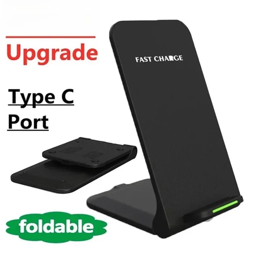 Base di Ricarica Wireless per iPhone 17 16 15 14 13 12 11 Pro Max XR 8 Samsung S25 Xiaomi, Stazione di Ricarica Rapida a Induzione
