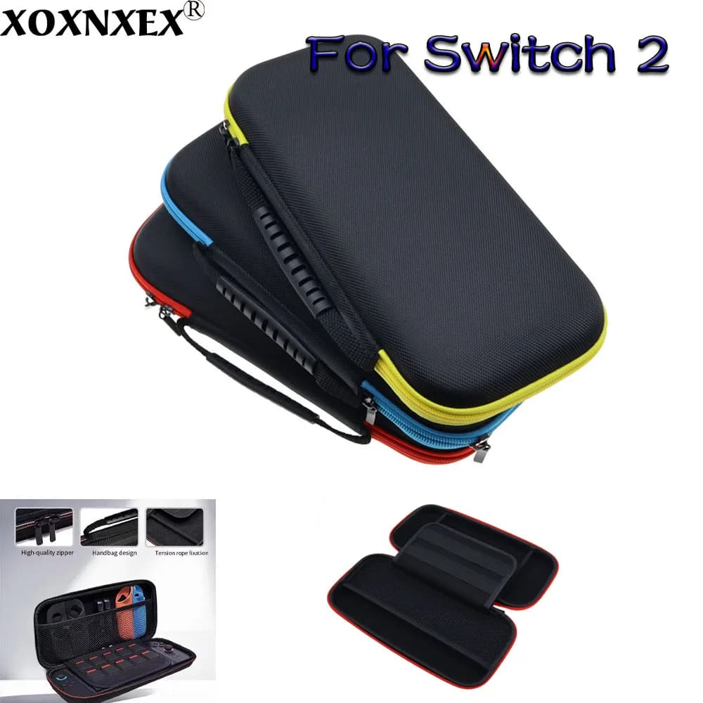 Custodia da viaggio per console NS Switch 2, borsa protettiva antiurto in EVA rigida per accessori Switch 2