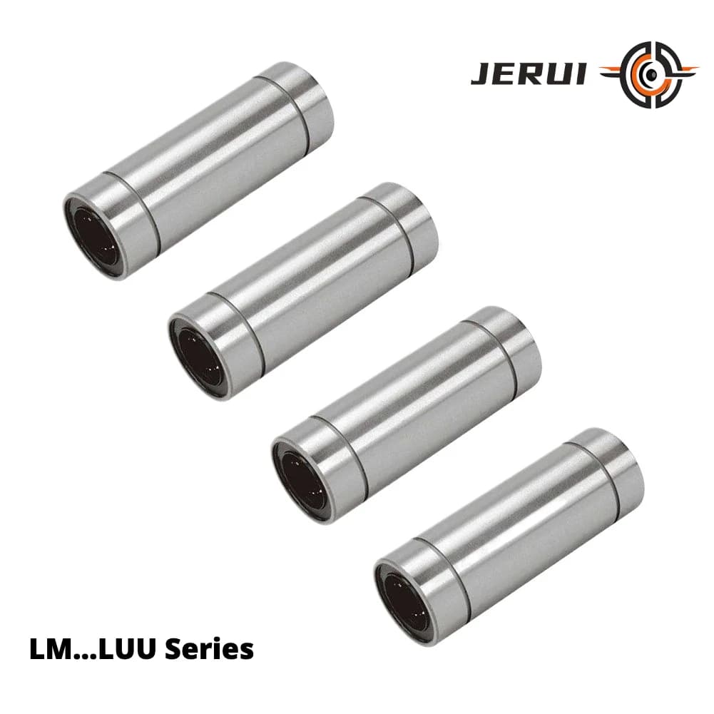 LM6LUU LM8LUU LM10LUU LM12LUU LM16LUU Linear Type Long Ball Bearing Extended Shaft Bushing Nickel Plating for CNC 3D Printer