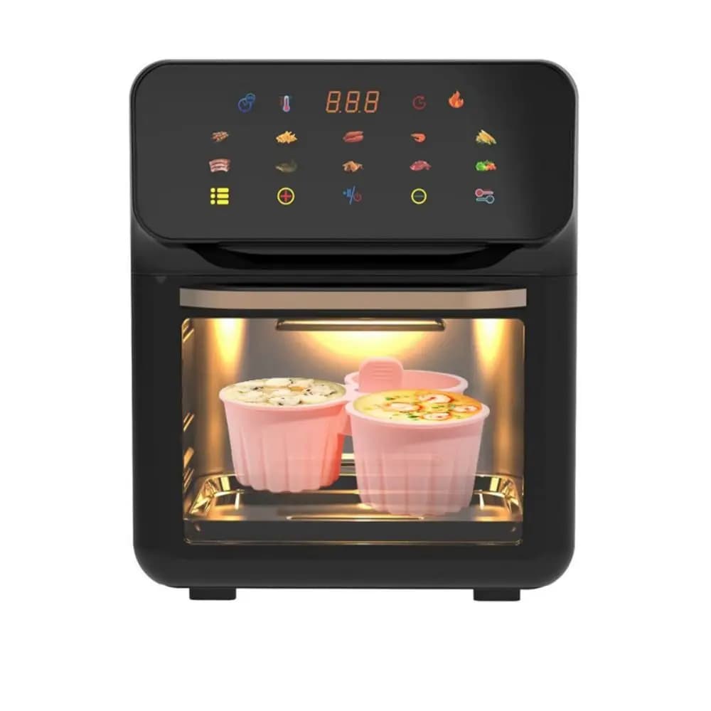 Stampo per Uova al Vapore a 3 Scomparti, Design Riutilizzabile in Silicone, Stampo per Uova per Friggitrice ad Aria, Durevole, Senza BPA, Tazza da Forno per Friggitrice ad Aria, Accessorio da Cucina