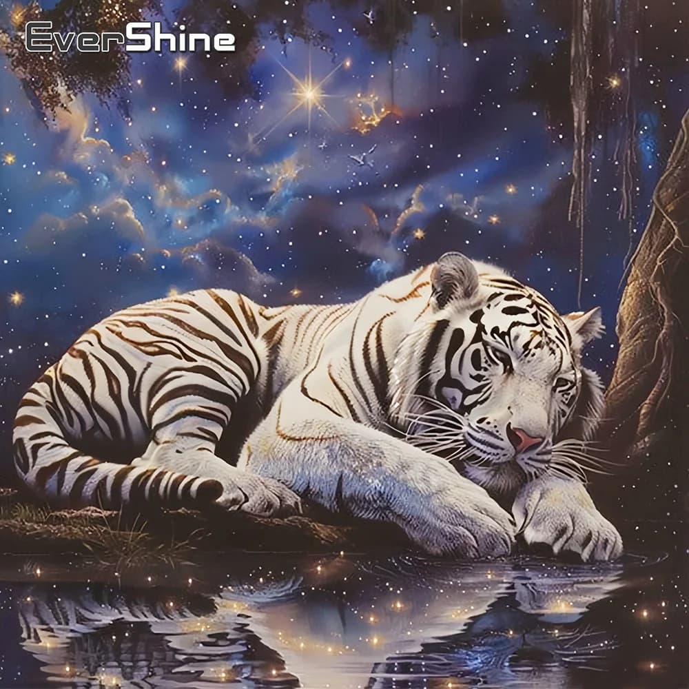 Evershine Nuovo Arrivo Diamante Mosaico Tigre Animale Pieno Quadrato Rotondo Pittura Punto Croce Kit Fatto A Mano Hobby