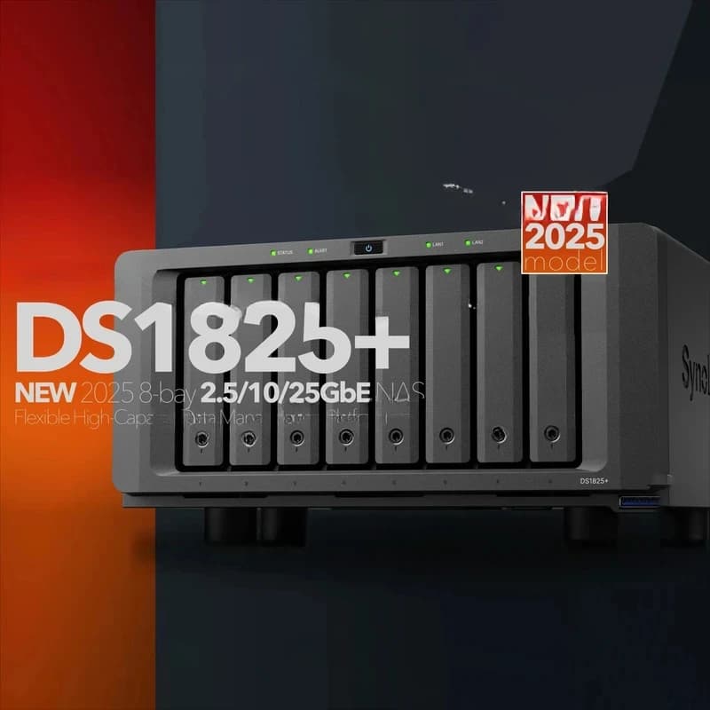 Server di Archiviazione Cloud DS1825+ NAS 8G 8 Bay Senza Dischi