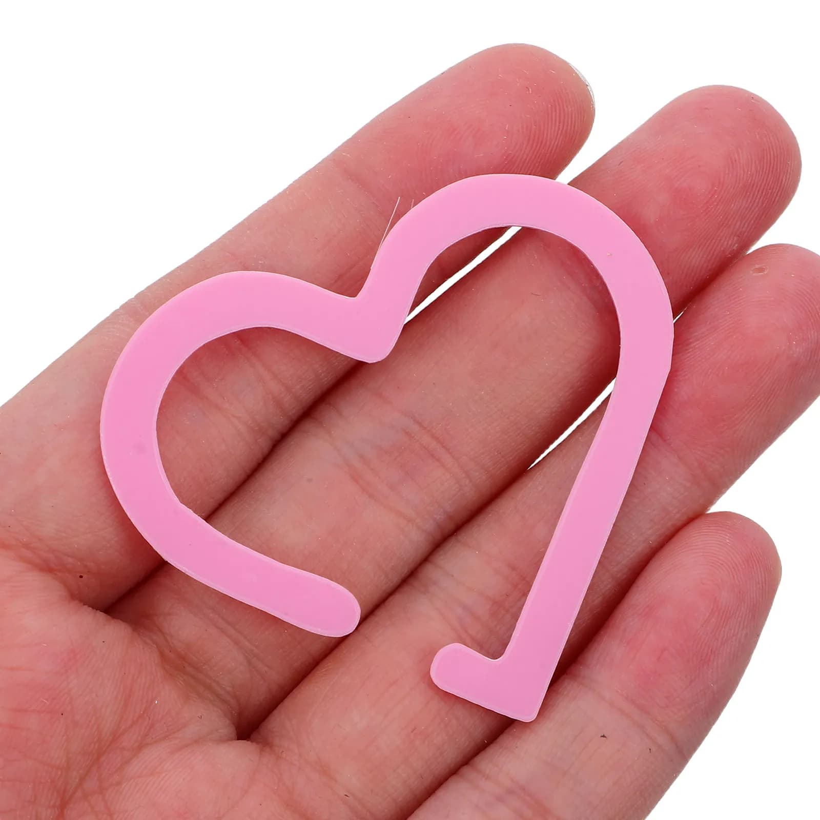 20 Pezzi Segnaposto a Cuore in Acrilico Riutilizzabili per Bicchieri da Vino, Design Cavo per Matrimoni, Addii al Nubilato, Feste di Compleanno