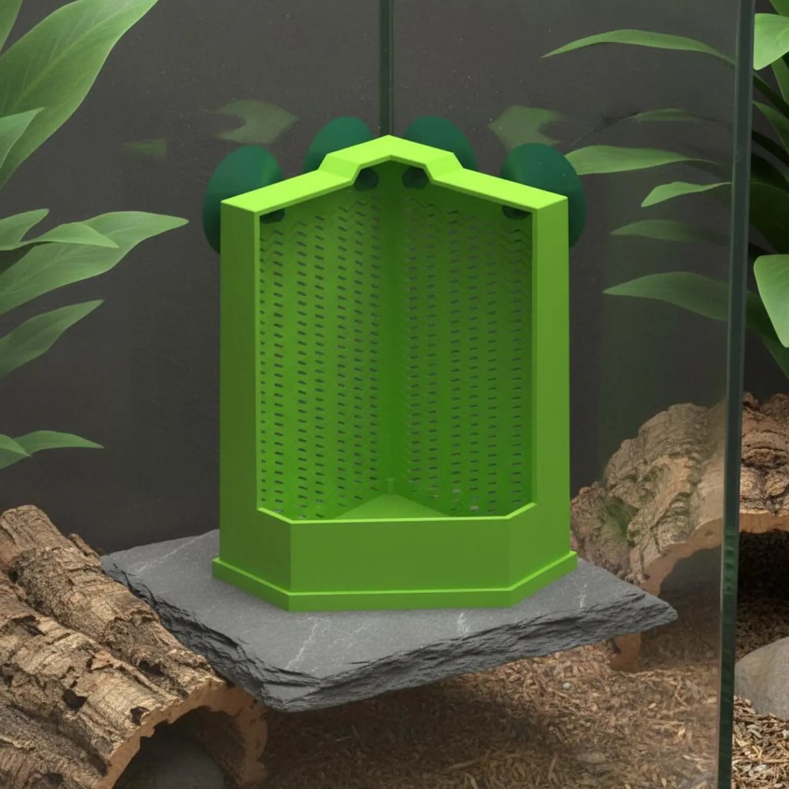 Ciotola per Alimenti con Ventosa, Design Sospeso, Ciotola Antiscivolo per Animali Domestici, Articolo per la Cura degli Animali, Salvaspazio