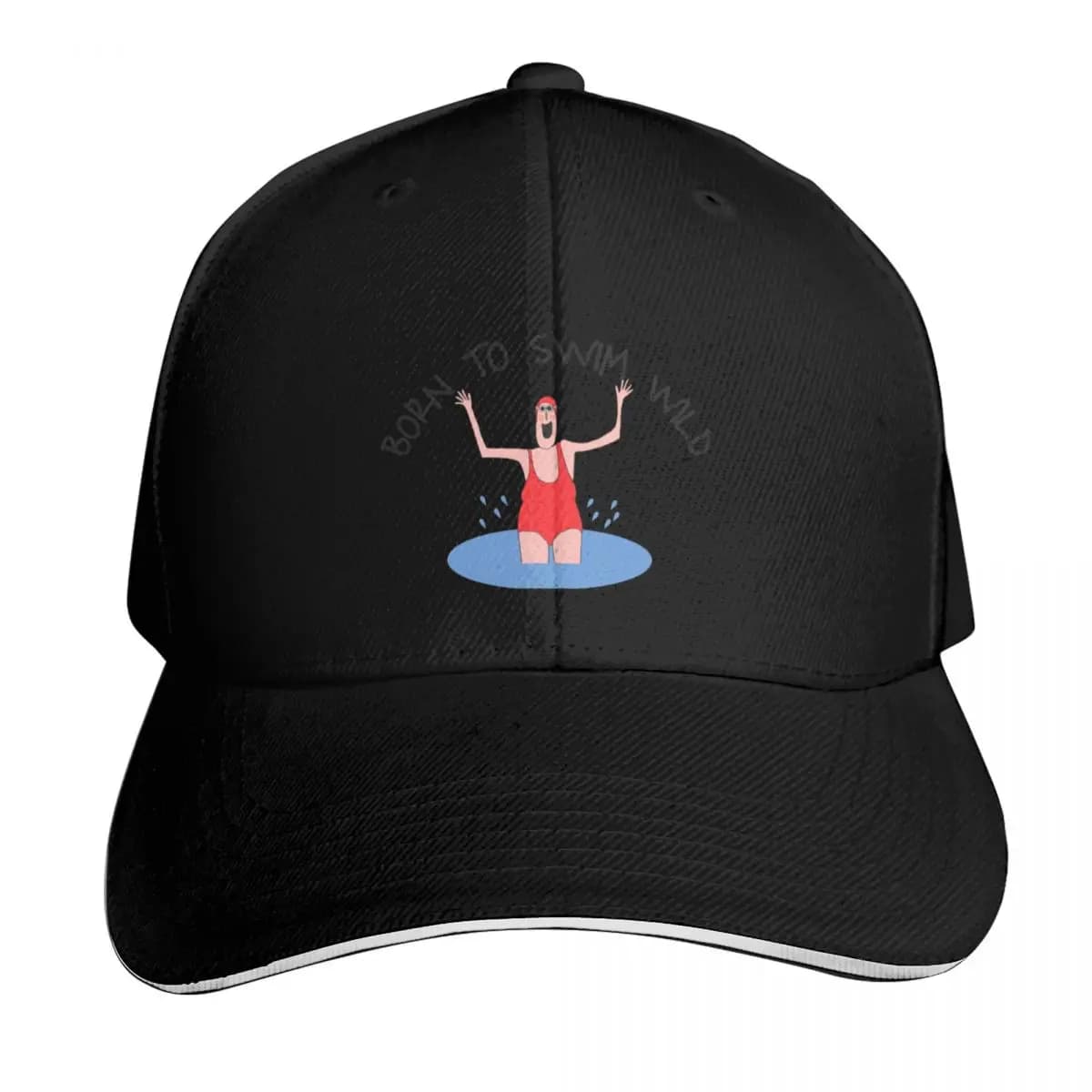 Born To Swim Wild Baseball Cap Luxury Hat Military Tactical Cap Rave Hat Man Luxury Men's Hats Women's