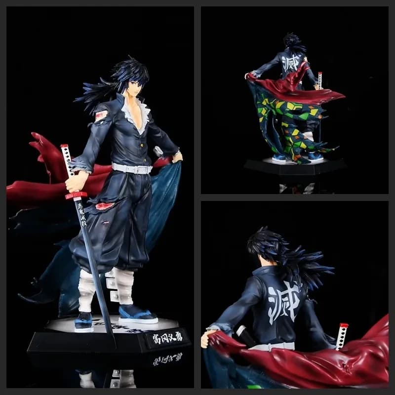 Statuetta Anime Demon Slayer di Tomioka Giyuu, Versione Battaglia, 29cm Statua Action Figure in PVC GK, Modellino da Collezione, Giocattoli per Bambini, Regali
