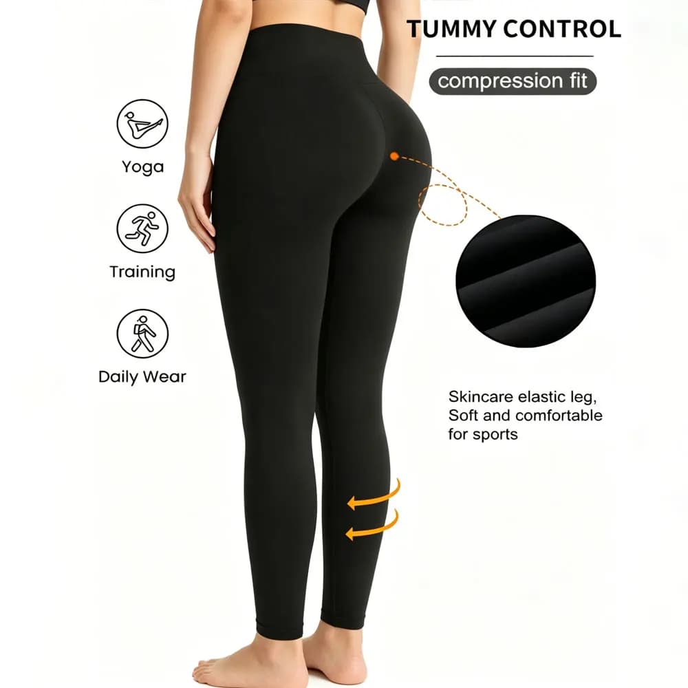 Womens High Stretch Buttery Soft Sports Leggings Peach Booty Lifting Tummy Control Yoga Pants Summer Gym Pilates Workout Bottoms