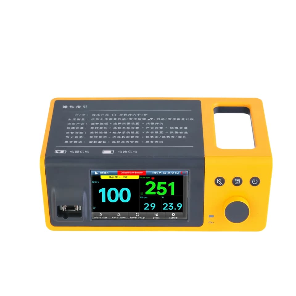 Factory Price Portable Veterinary Pulse Oximeter for Animals with SpO2 and PR for Hospitals
