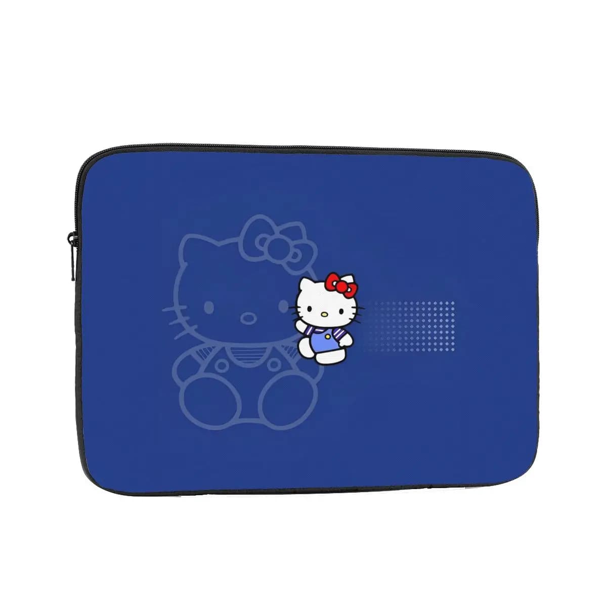 Custodia Antiurto per Laptop da 12, 13, 15, 17 Pollici Hello Kitty, Borsa Protettiva per Notebook con Personaggi Cartoon Carini