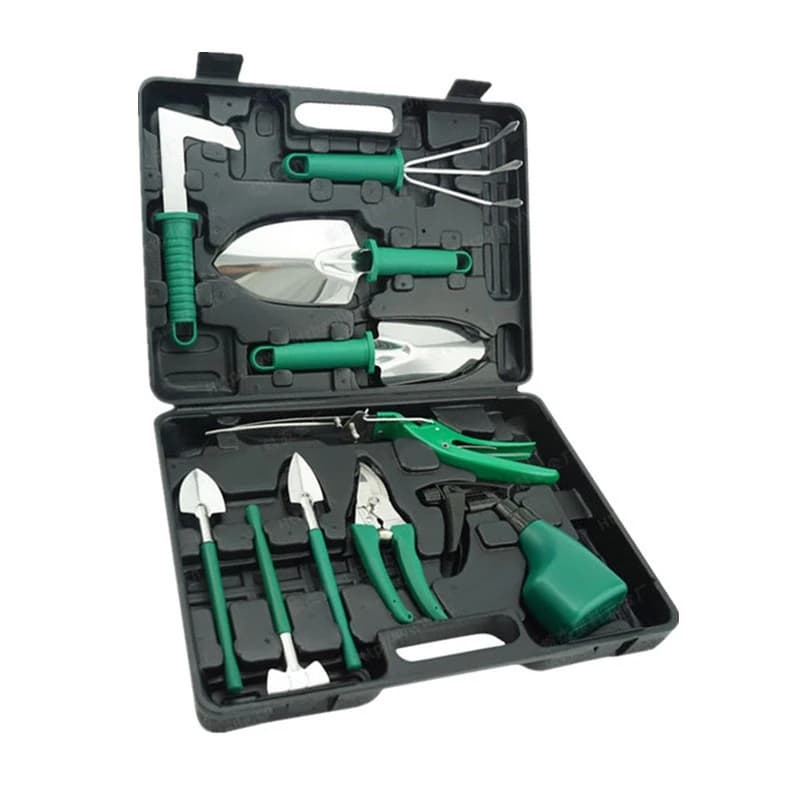 Gardening Tool Set Gardening Tool Set Pala Rastrello Cesoie Annaffiatoio Box for planting the house