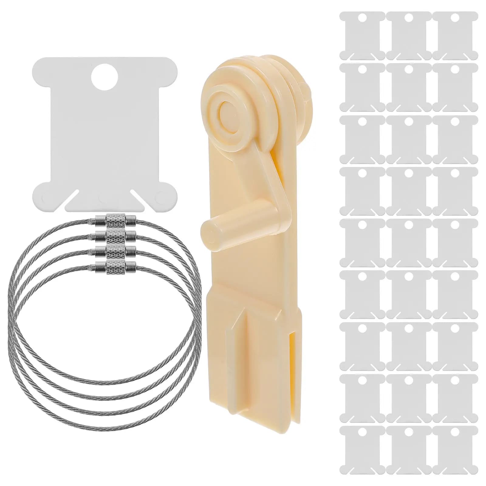 Bobina per Ricamo in Plastica, Avvolgitore per Filo, Accessori e Forniture per Lavori di Cucito, Organizzatore per Avvolgimento Filo