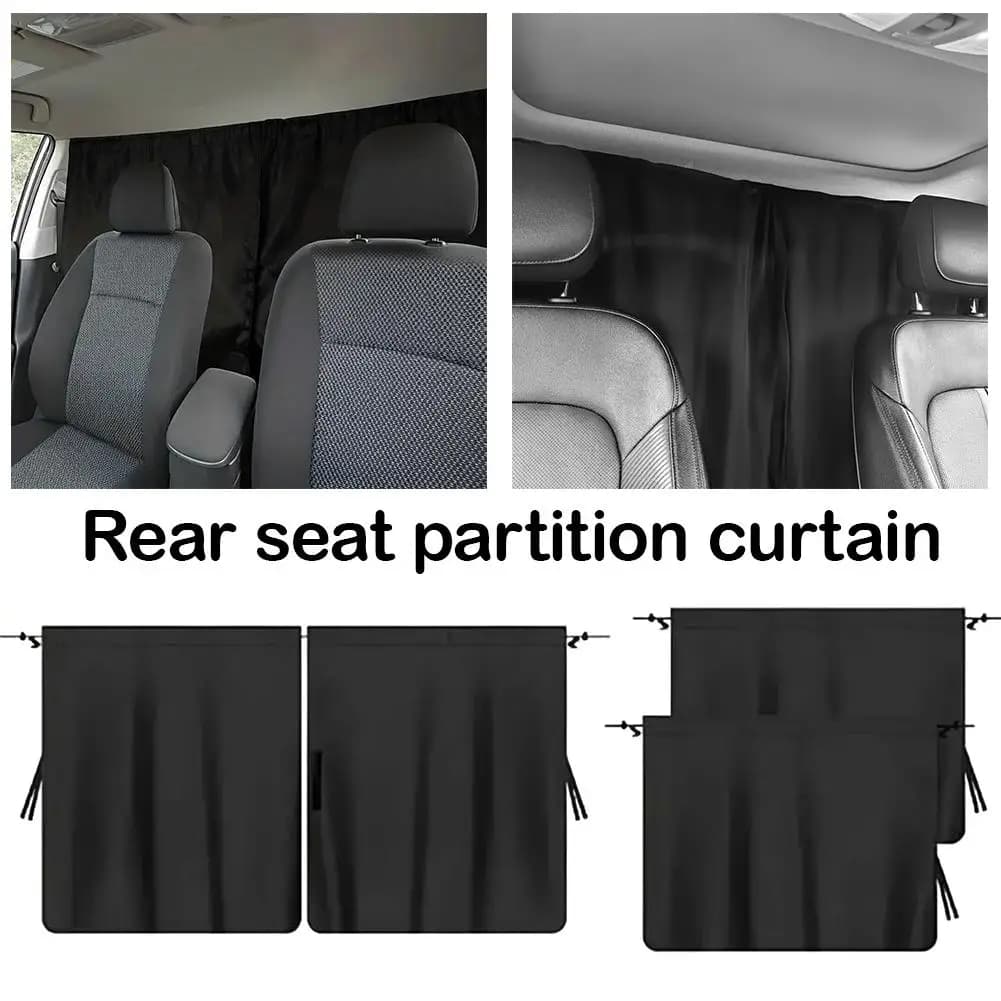 Set di 4 Tende Parasole per Auto, Divisori per Climatizzatore, Protezione UV per Sedili Anteriori e Posteriori e Finestrini Laterali