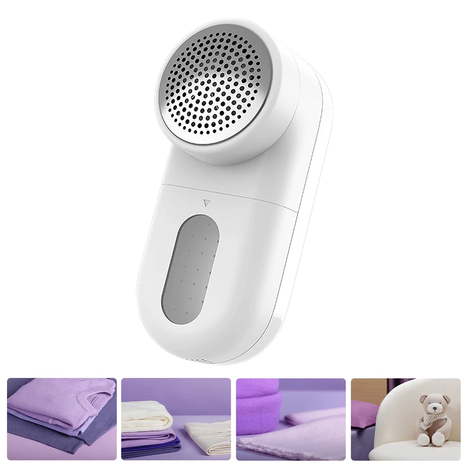 Rasoio per maglioni Carica USB Rasoio per tessuti a rete in acciaio ad alta sicurezza con forte aspirazione da 0,3 mm per rasoio per vestiti domestici