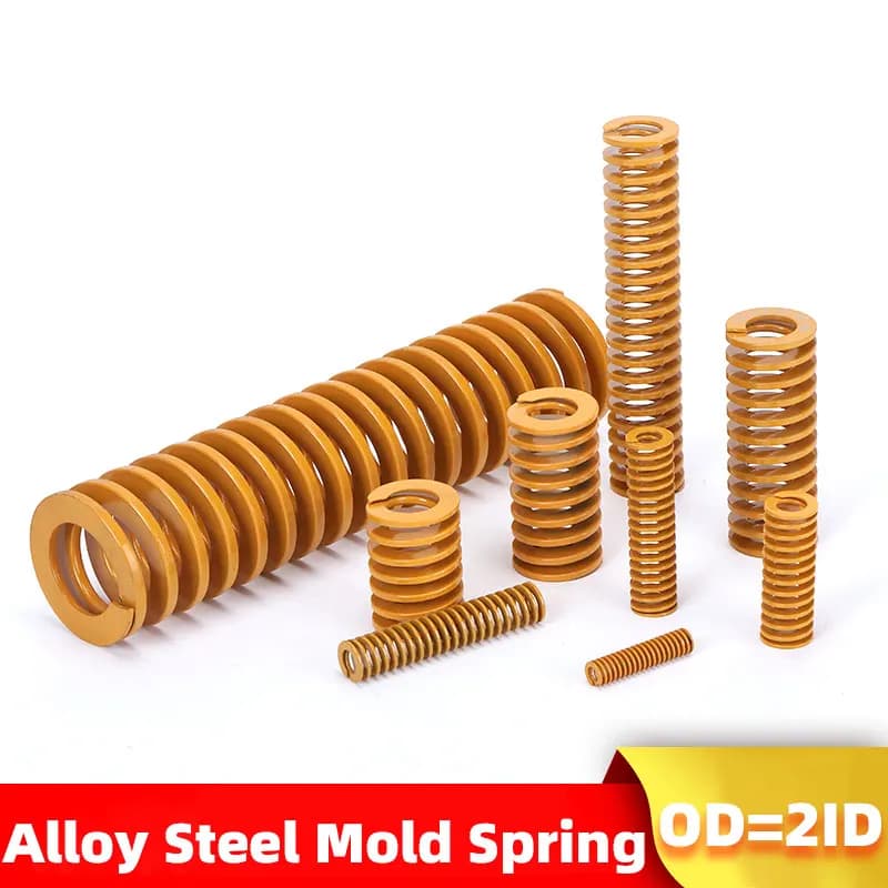 Stampante 3D a carico extra leggero giallo Molle di compressione del letto riscaldato a molla per accessori per apparecchiature meccaniche