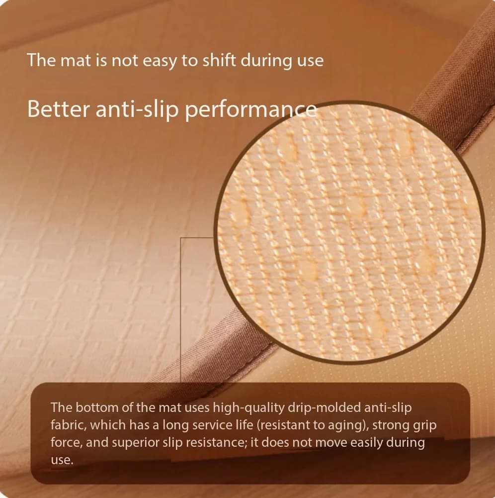 Natural rattan woven yoga & meditation mat, prayer cushion, extra thick smooth anti-slip large sitting mat