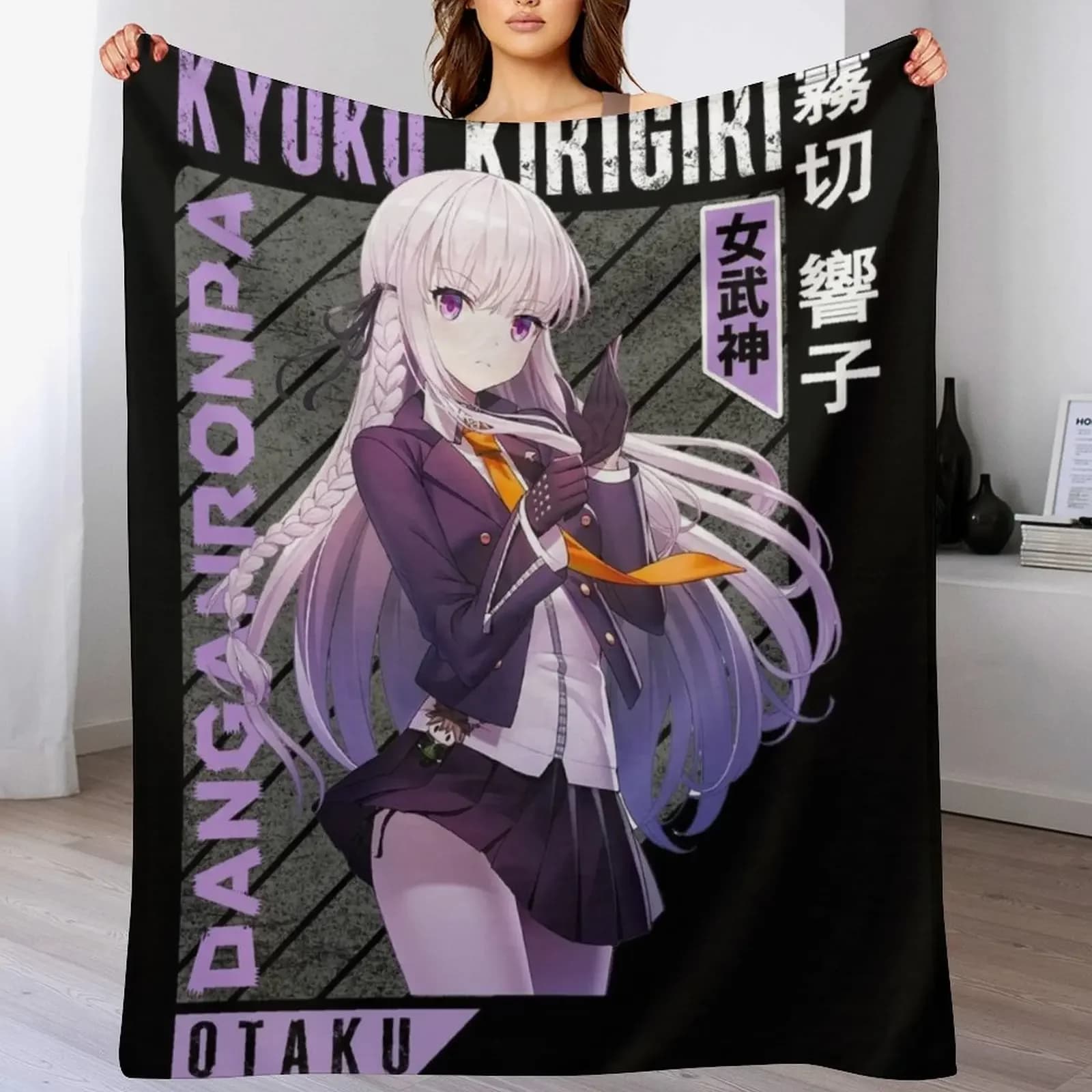 Kyoko Kirigiri Shooting blanket ideas gift for Valentine's Day Bed linen Covers for heavy sleeping bag