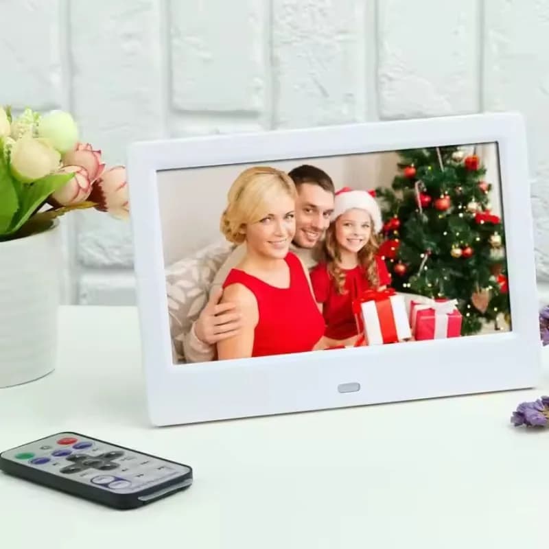 Electronic Photo Video Frame Digital Photo Frame High Resolution Photo Music Video Player With Remote Control