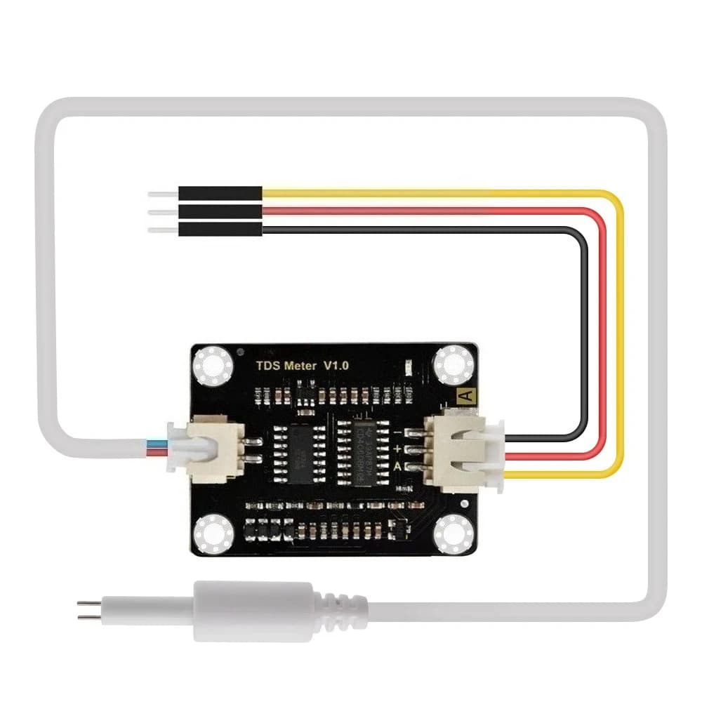 Digital tester for water quality sensor TDS Meter V1.0 for purity, filtration, hydroponic compatible with Arduino ESP32 Raspberry Pi
