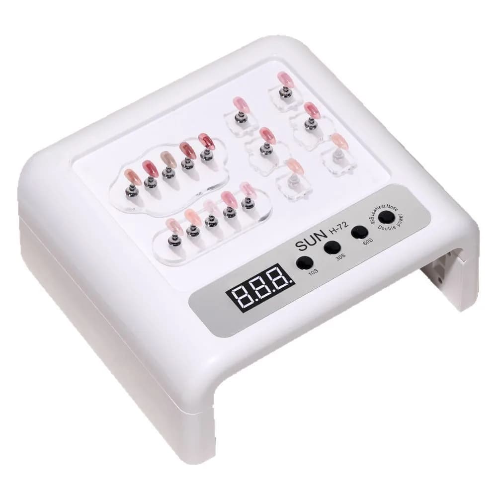 Lampada e Asciugatore UV LED Pieghevole per Unghie con 72 LED, Alta Potenza per Asciugatura Rapida di Unghie in Gel