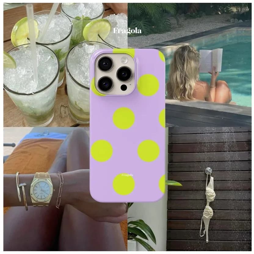 Luxury Clmj MINT MOJITO Phone Case for iPhone 18 17 17e 16e 16 15 14 13 12 11 X XS XR XSMAX Air Pro Max Plus Double-layer Cover