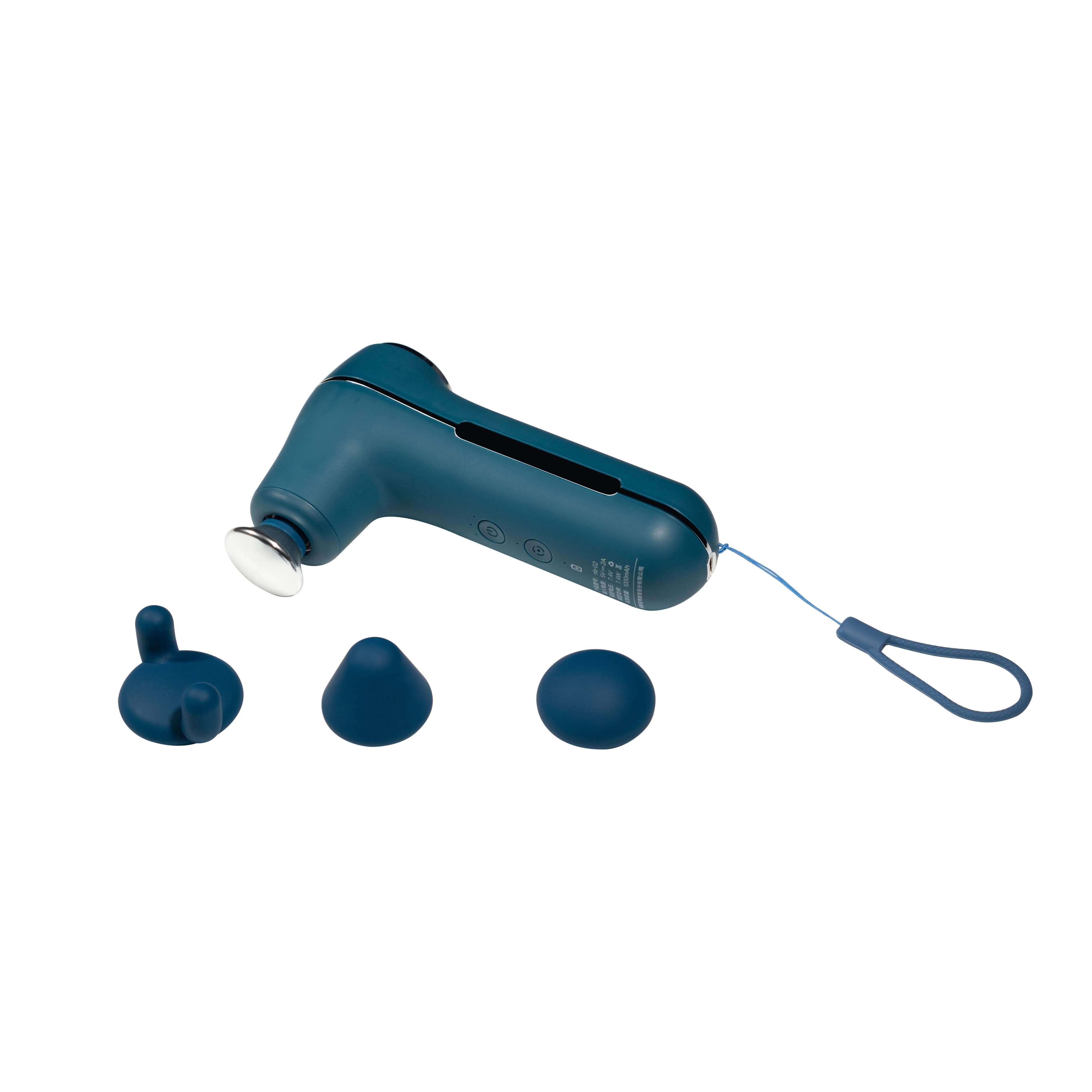 Mini massage gun with portable ultrasonic heating Deep tissue therapy to relieve muscle pain and recovery for periodontal therapy