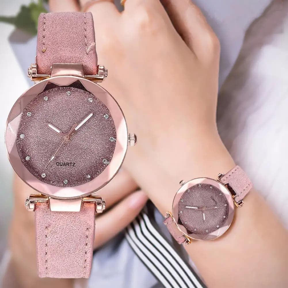 Orologio al quarzo da donna con quadrante piccolo alla moda, orologi da polso casual con cinturino in ecopelle per orologio da polso da donna al quarzo, orologio da ragazza