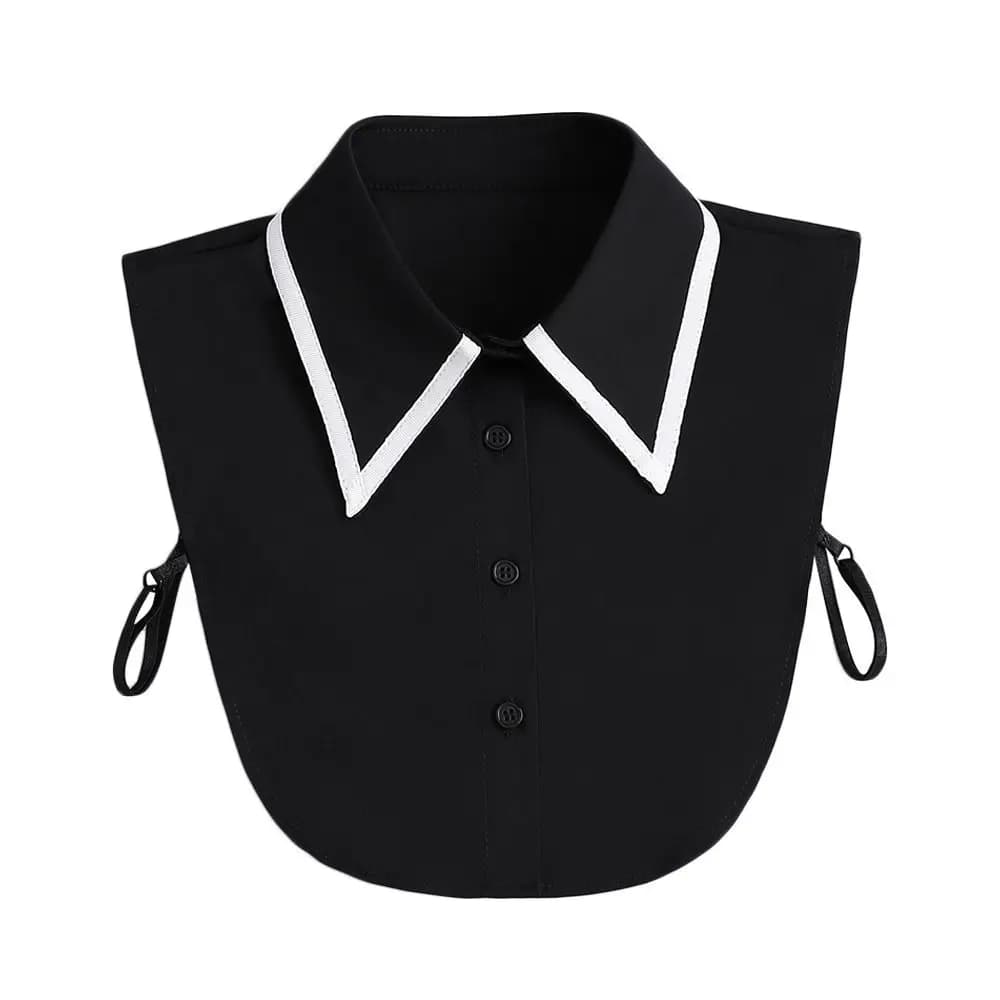 Colletto Finto Staccabile Classico da Donna per Camicia, Accessorio Abbigliamento con Risvolto