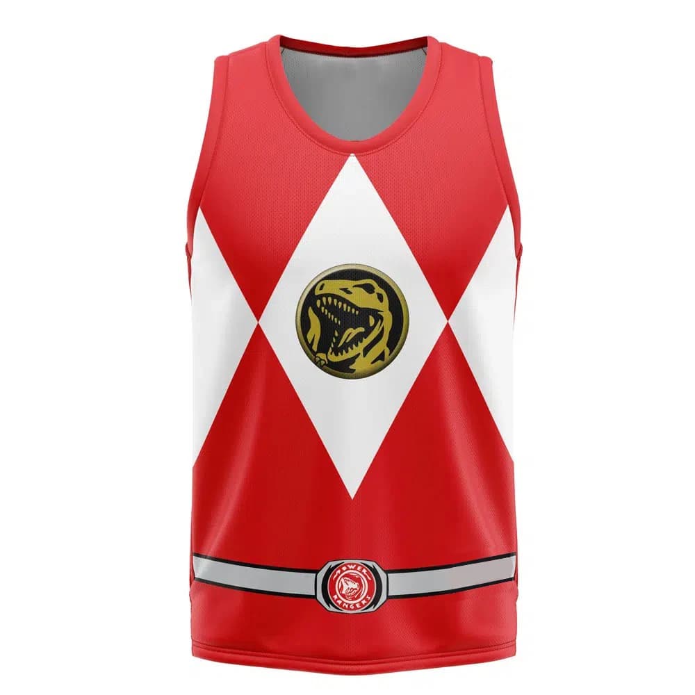 Bandai Periphery Power Rangers Gym Tank Top Anime Gilet sportivo per adulti e bambini stampato in 3D, estivo, ad asciugatura rapida, morbido, comodo e leggero