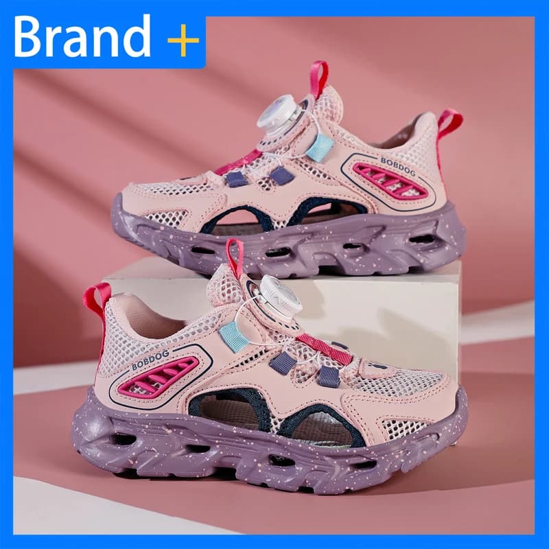 Scarpe Sportive per Bambini, Traspiranti con Rete Forata, Leggere e Comode, Suola Morbida per Camminata Estiva all'Aperto
