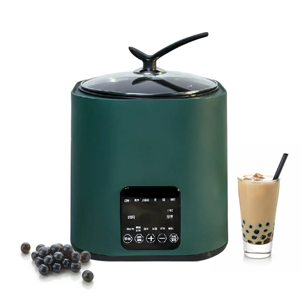 Fornello per tapioca completamente automatico Boba Pearl Cook Machine Padella antiaderente 9L 1300W Pentola per perle Sago/Pearls Cooker