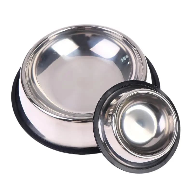 Pet Bowl Stainless Steel Pet Dog Bowl Food Storage Container Dog Food Bowl Water Bottle For Dog Cat Non-slip Water Feeder Bowls